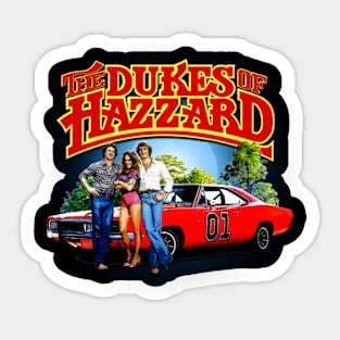 Dukes Of Hazzard Classic Car Sticker